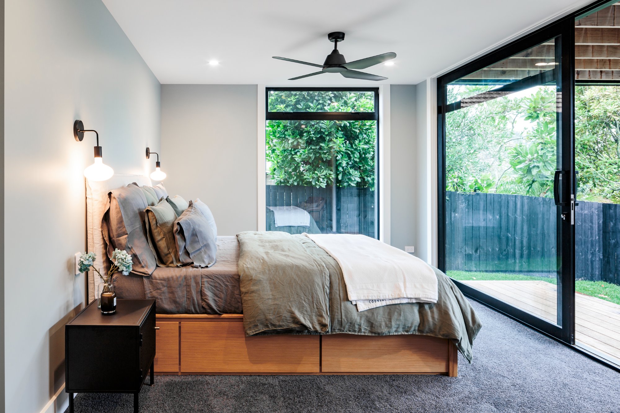 Master bedroom interior